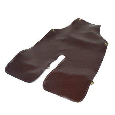 China Eco - Friendly Leather Barbecue Apron Leather Cooking Welding Apron For Men for sale