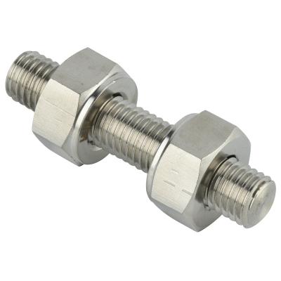 China Stub Bolt A193 Zincplated Galvanized Threaded Bar With Hex Nut Carbon Steel for sale