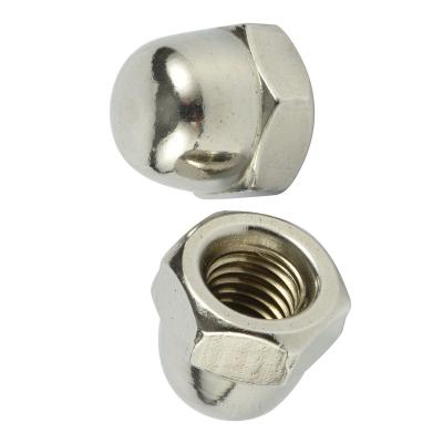 China DIN1587 M5 M6 M8 car wheel nuts Hexagon domed c a p nuts for sale