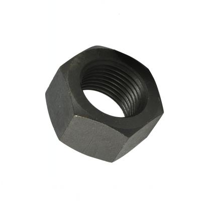 China DIN934 hex nuts black steel head fastener high grade hardware tools for sale