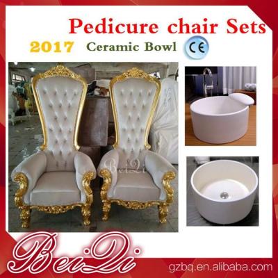 Китай high back wedding chairs king throne pedicure chair foot spa equipment furniture продается