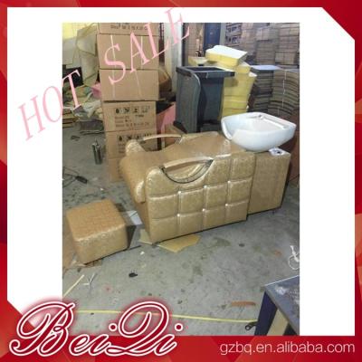 中国 beauty salon furniture hair washing sink salon equipments backwash shampoo unit bed 販売のため