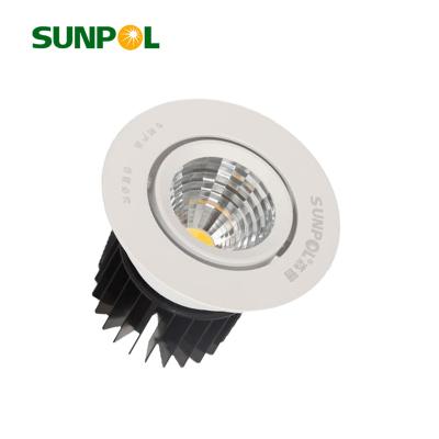 China Modern New Design Adjustable Wall Washer Downlight Cut Out Height 75mm 12w Led Recessed Downlight For Hotel Project for sale