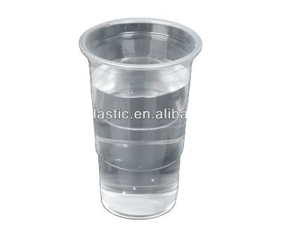 China Customized Disposable Circle Clear PlasticCup Pint Drinking Beer Glass for sale