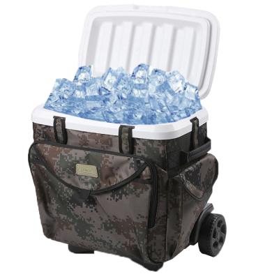 China GINT Eco - Friendly 18 Liter 20 Quart Insulated Wheel Roller Cooler Box Camping For Fishing for sale