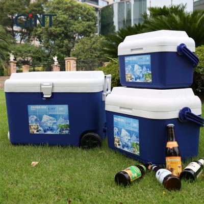 China Large Waterproof Plastic Multicolor Waterproof Beer Ice Cream Cooler Box for sale