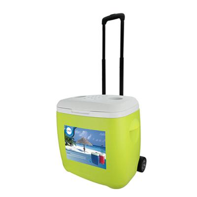 China GINT 18l Insulated Plastic Ice Chest Water Ice Cooler Box With Wheels And Handle for sale