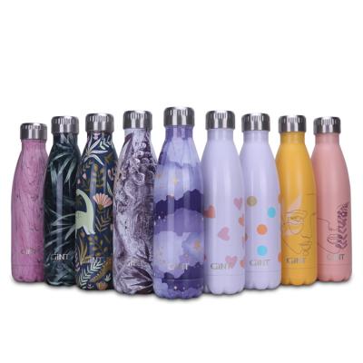 China New item bpa sustainable free sample stainless steel ice cola free insulated water bottle for sports yoga fitness for sale