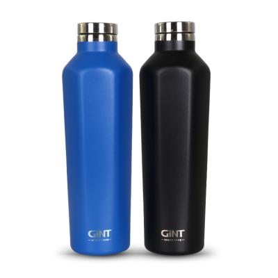 China 620ml Sustainable Double Wall Hexagonal Type Vacuum Portable Custom Stainless Steel Water Bottle With Lid for sale