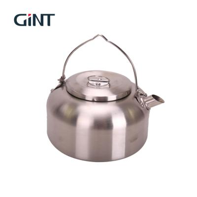 China Sustainable GINT 1.0L Double Wall Stainless Steel Water Camping Kettle For Outdoor Use for sale