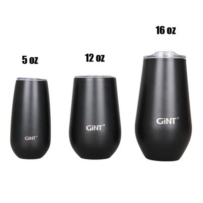 China Sustainable New Design Double Wall Insulated Stainless Steel Wine Tumbler Mug for sale