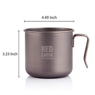 China Viable Titanium Single Wall Stainless Tumbler Food Grade Coffee Mug For Camping for sale