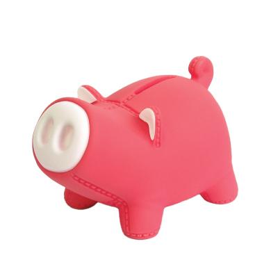 China Factory New Design Pig Piggy Bank Plastic Coin Piggy Bank For Kids for sale