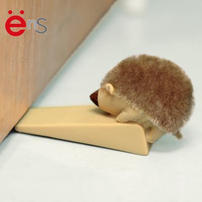 China New Style Modern House Decoration Cute PVC And Plush Animal Door Stopper for sale