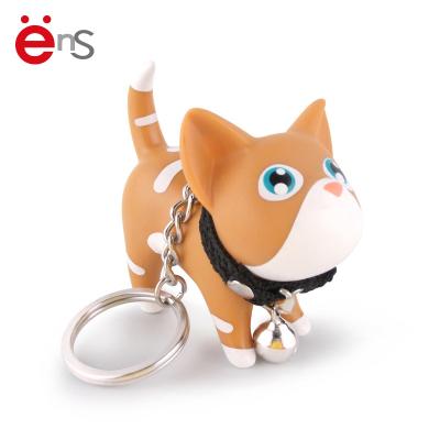 China Ens Factory Mini Hot Sale Soft PVC Animal Keychains Environmental Friendly Gifts for sale