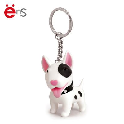 China Custom Acceptable Kids Soft Plastic Toys Decoration Cute Cartoon Keychains Hold Key Or Dog Keychains for sale