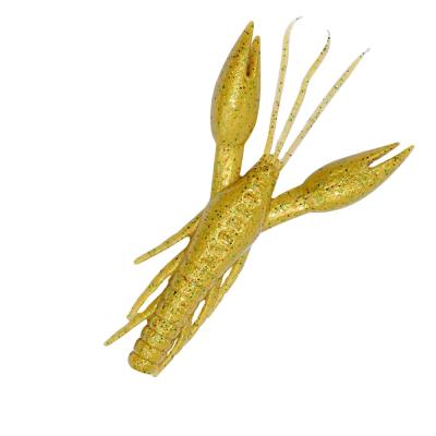 China Simulation Rubber Prawn Lure Soft Shrimp Lure 90mm New Design Molds Bait Fishing Lure for sale