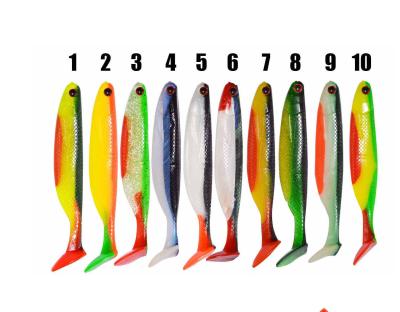 China Soft Lure 7.5g PVC 90mm Soft Bait With Hook Swimbaits Fishing Tackle Soft Fishing Lure for sale