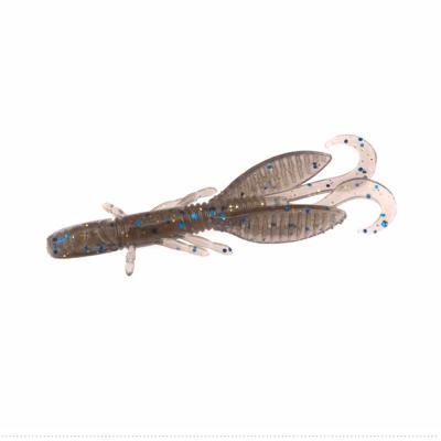 China Rubber Soft Shrimp Lures 1.2g Fishing Soft Lure Baits 5.8cm Bionic Silicone Shrimp Lures for sale