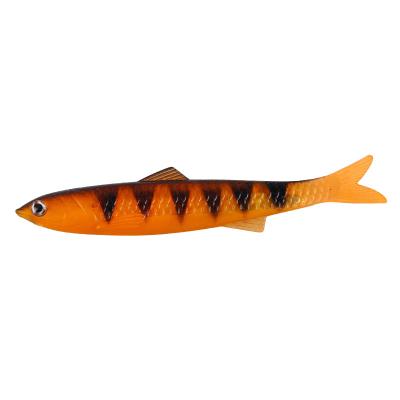 China Silica Gel Soft Bait Fish Fork Soft Tail With Hook Fish 13cm Silicone 12.7g Artificial Fish Bait Fishing Tackle for sale