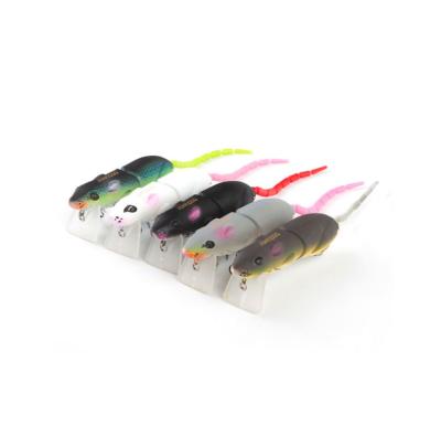 China Plastic Hard Lure Mouse Lure New Section Hard Bait 15.5g 80mm Catch Lure Fishing Artificial Fishing Product for sale