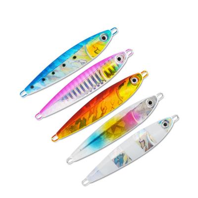 China Slow Lead Jig Casting Jig Metal 30g Build Artificial Leadfish Sea Bait Saltwater Casting Jig for sale