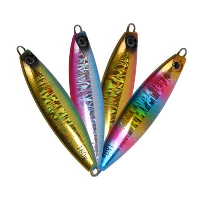 China Lead Fishing Lure Metal Jig Jig 100g 120g 150g 180g 200g Slow Casting Spoon Lead Jig for sale