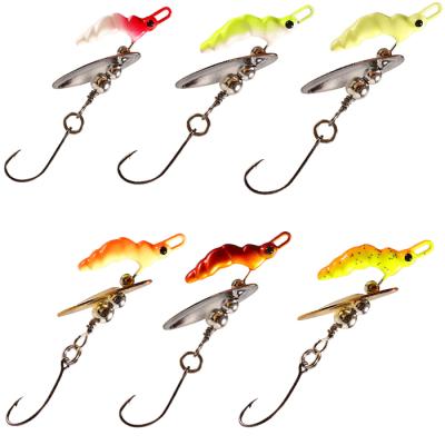 China 4g Metal Shrimp Lead Bait Spray Compound Spinning Sequin Lead Building Lures for sale