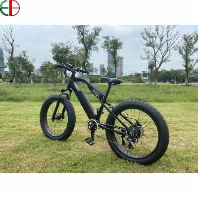 China Custom Powerful Fat Tire Mountain Aluminum Alloy Electric Bicycle 48v 350w for sale