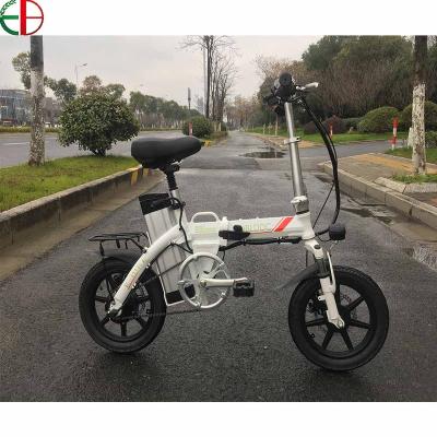 China Hot sale 14 inch 48v 300w alloy folding electric bicycle with lithium battery for sale