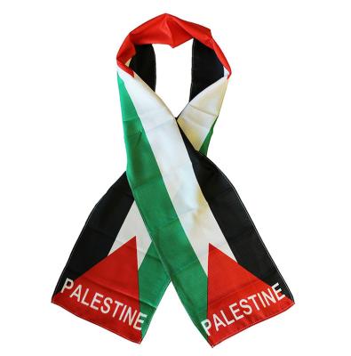 China Custom Printed Football Parties Palestine Football Club Flag Scarf for sale