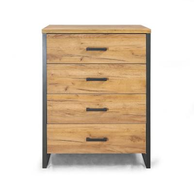 China Packed in cartons with knockdown structure drawer chest cabinet for sale