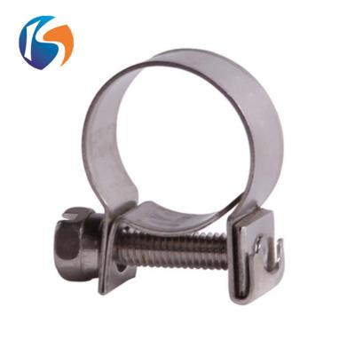 China Connection All Hinged Type 304 Stainless Steel Hose Pipe Mini Clamp for sale