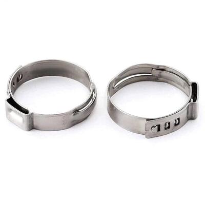 China Favorable Price Hot Sale Stainless Steel Single Ear Connection Pipe Clamp for sale