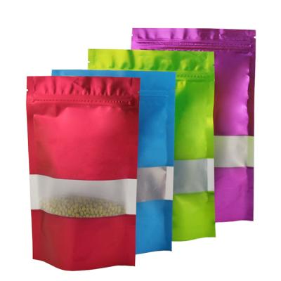 China Biodegradable Colorful Food Heat Seal Mylar Food Grade Printed Plastic Stand Up Pouch Ziplock Bag for sale