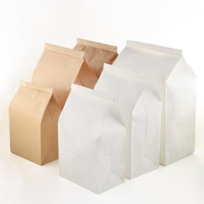 China Recycled Materials Biodegradable Food Recycled Wholesale Low Cost Brown Christmas Kraft Paper Bag for sale