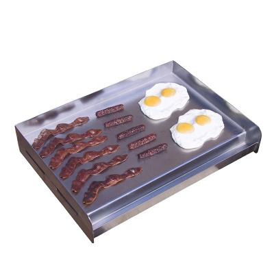 China Universal Gas Cooker 100% Stainless Steel Griddle With Even Heating Cross Attaching For Charcoal And Gas Grills for sale