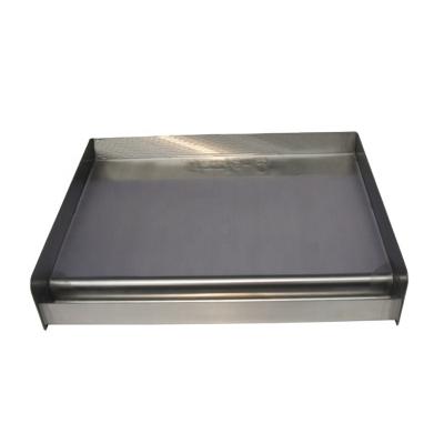 China Wholesale Custom Flat Gas Cooker Stainless Steel Rectangle Barbecue Griddle BBQ Grill for sale