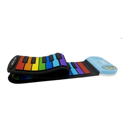 China Portable Mini Kids Toy Digital Children Play Educational Folding Main Board Adjustable Piano for sale