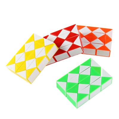 China 24/36/48/72 Sections Snake Magic Cube Magnetic Educational Magic Cube Rubiles Floding Magic Ruler for sale