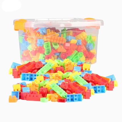 China Baby Building Toy 150pcs Big Particles Plastic Building Block Children Educational Plastic Building Blocks Set for sale