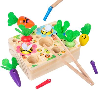 China Carrot Educational Wooden Trophy Low Magnetism Toy SIHAI0012 for sale