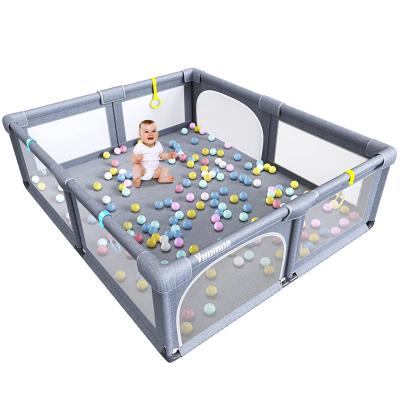 China 2021 2021 Gray Large Size Oxford Baby Square Indoor Playground Playground Safety Slide for sale