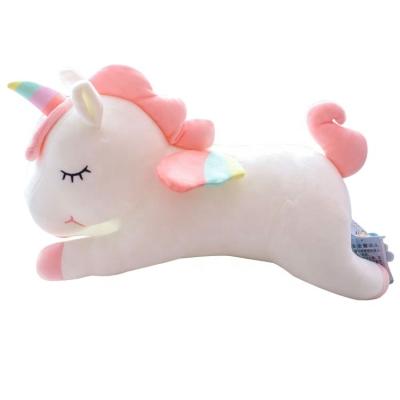 China Unicorn Stuffed Animal Plush Toy Creative Children's Day Gift Set Inflatable Animal New Large Cloth Attractive Doll Girls for sale