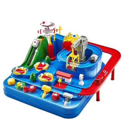 China Slot Toy Building Toy Vehicles Car Block Slot Plastic Diecast Set for sale