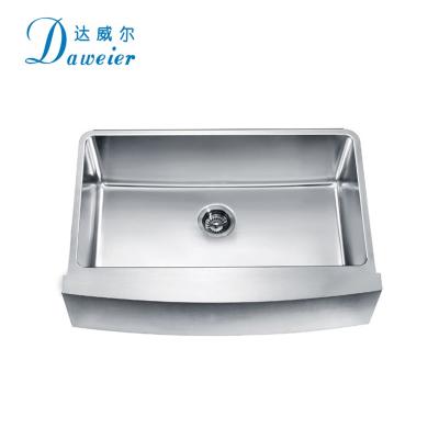 中国 Without Faucet Wholesale Single Kitchen Sink Stainless Steel Kitchen Sink Hand Wash Sink 販売のため