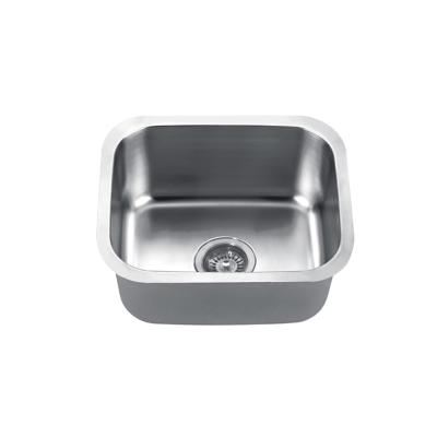 China Without Faucet Single Bowl Single Sinks Undermount Stainless Steel Standard Size Kitchen Sinks Te koop