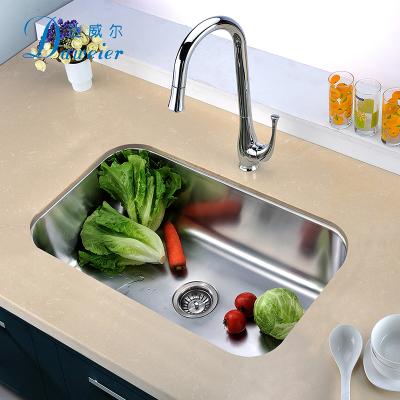 Chine Without Faucet Good Quality Rectangular Gray Stainless Steel Single Bowl Lightweight Kitchen Sink à vendre