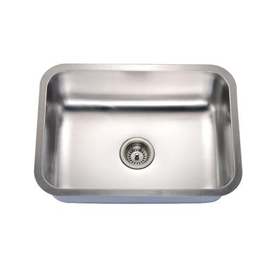 China Without Faucet Pressed Sink 304 Stainless Steel Single Bowl Sinks For Kitchen for sale