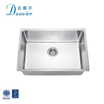 中国 Without Faucet Cheap Price American Style Sinks Stainless Steel Material Single Bowl Sink 販売のため